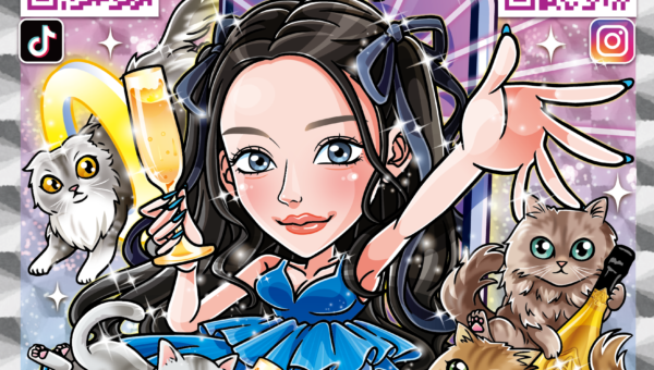 ✨煌びやかで美しい✨まおちゃる様の似顔絵シール💜作り方もチラ見せ🎶