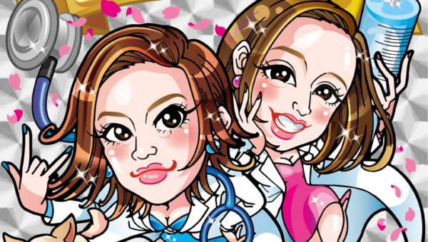 🥼デフォルメされてかわいい✨親しみやすさバツグン‼️お医者様の似顔絵シール紹介💉💙