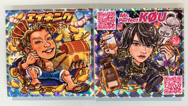 ✨キラキラを超えてギラギラ⁉️かっこいい💫似顔絵シールのご紹介✨