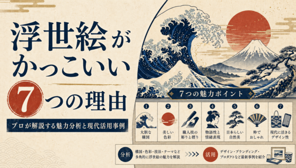 浮世絵がかっこいい7つの理由｜プロが解説する魅力分析と現代活用事例