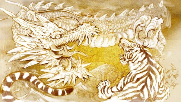 【2026年最新版】龍虎イラストの魅力とは？運気・迫力・縁起を高める最強デザイン完全ガイド